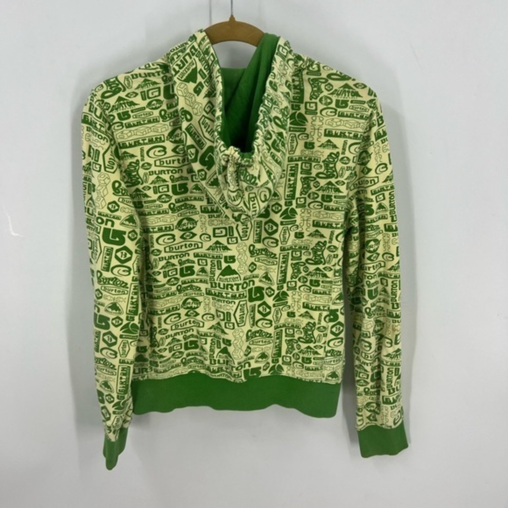 Burton Rare retro logo zip front hoodie jacket L